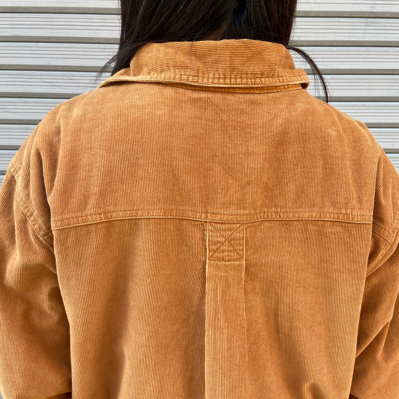 WOOLRICH ウールリッチ 裏フリース コーデュロイシャツ メンズM 古着 