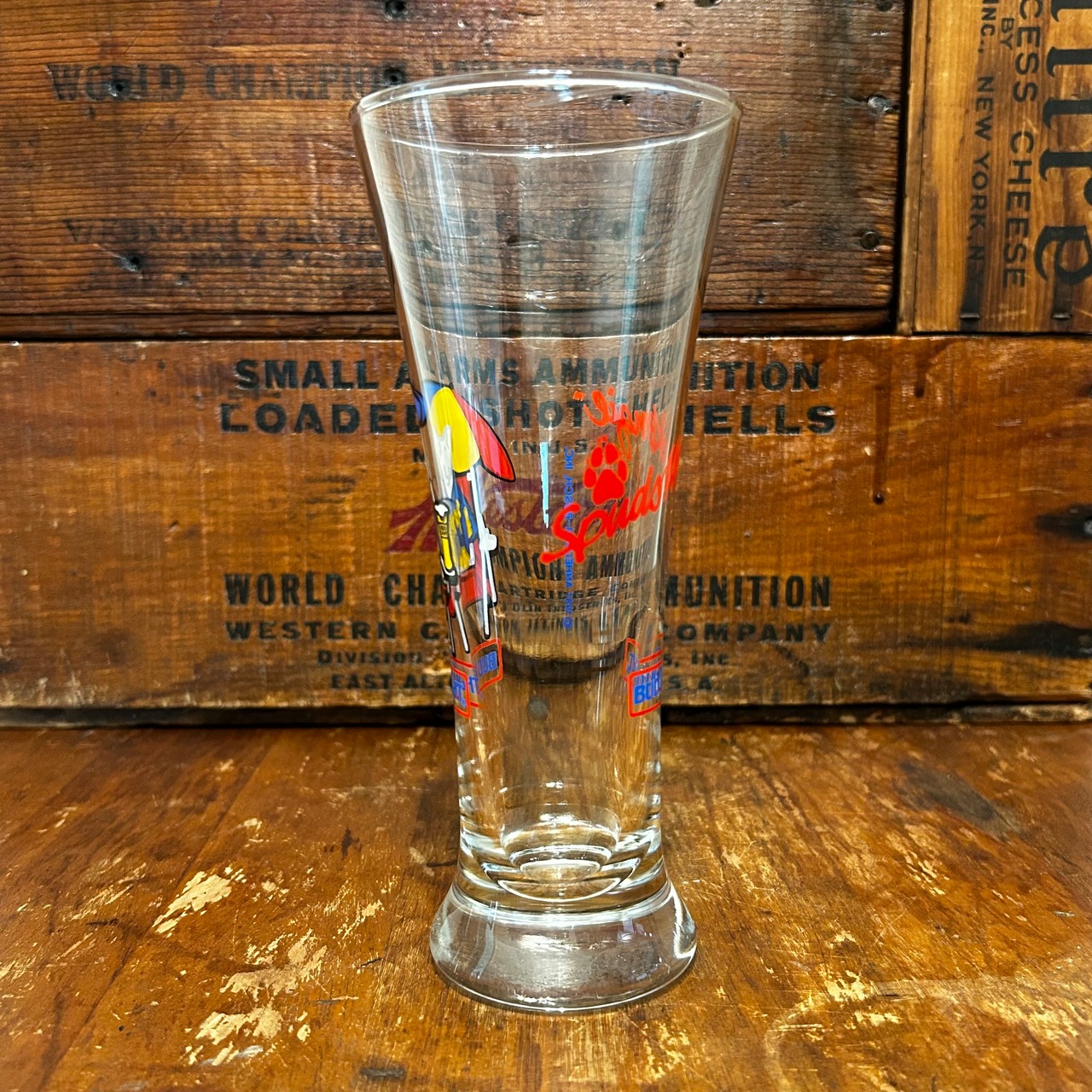 BUD LIGHT 犬　Plimber Glass　ビアグラス　G-30