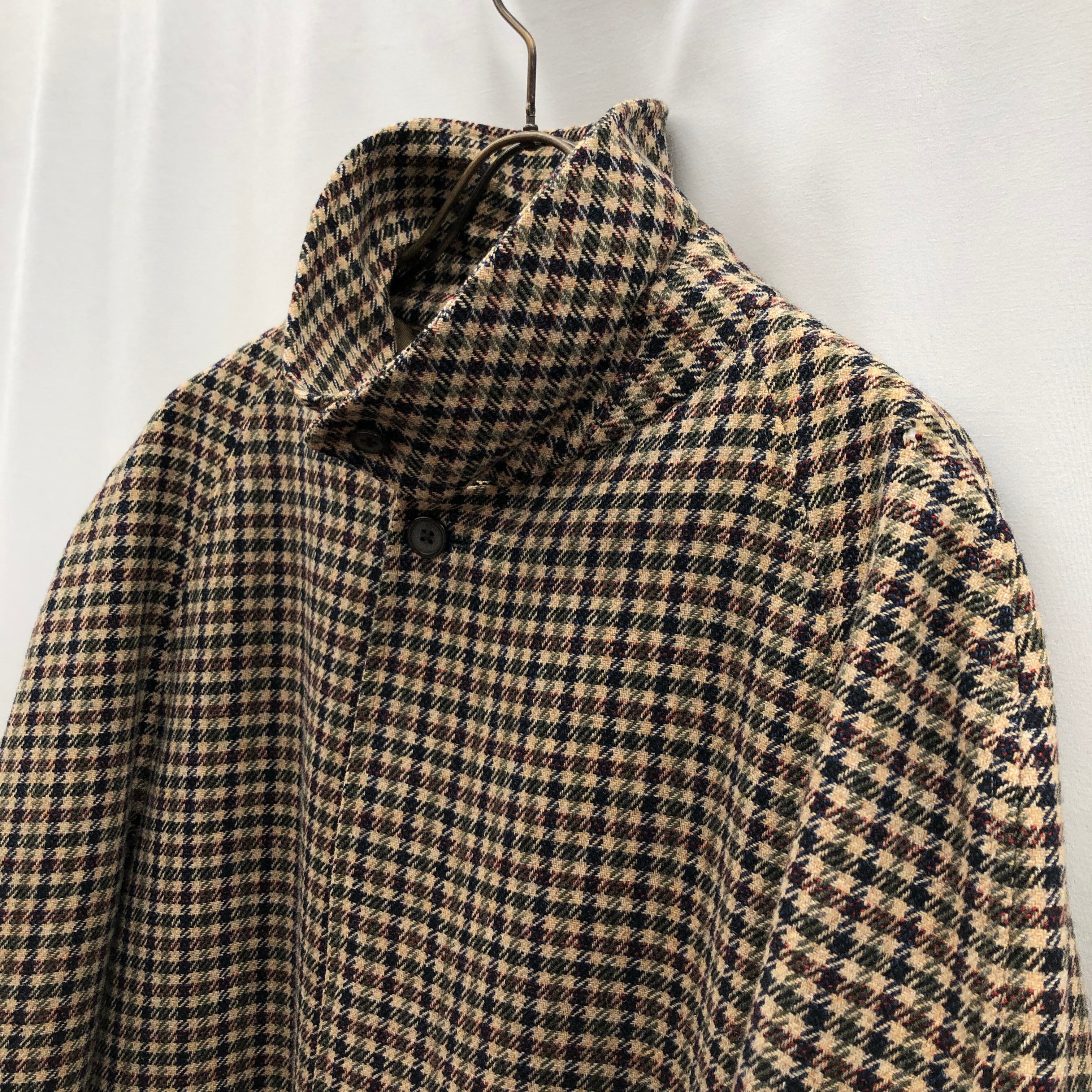 unused 18aw バーバリチェックコート 60s burberrys coat バーバリー burberry チェック コート ウール | no