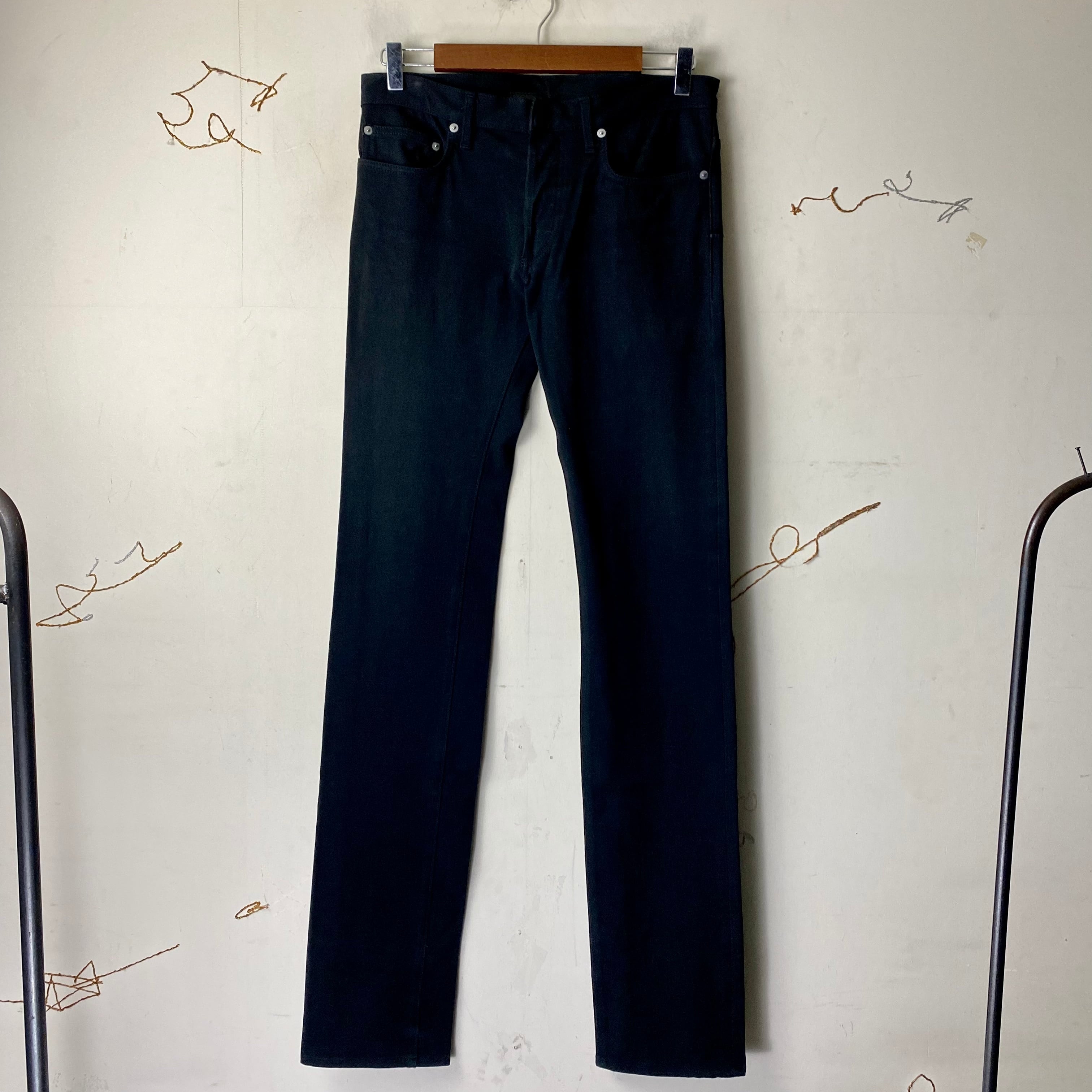 2007SS DIOR HOMME black stretch skinny pants | NOIR ONLINE