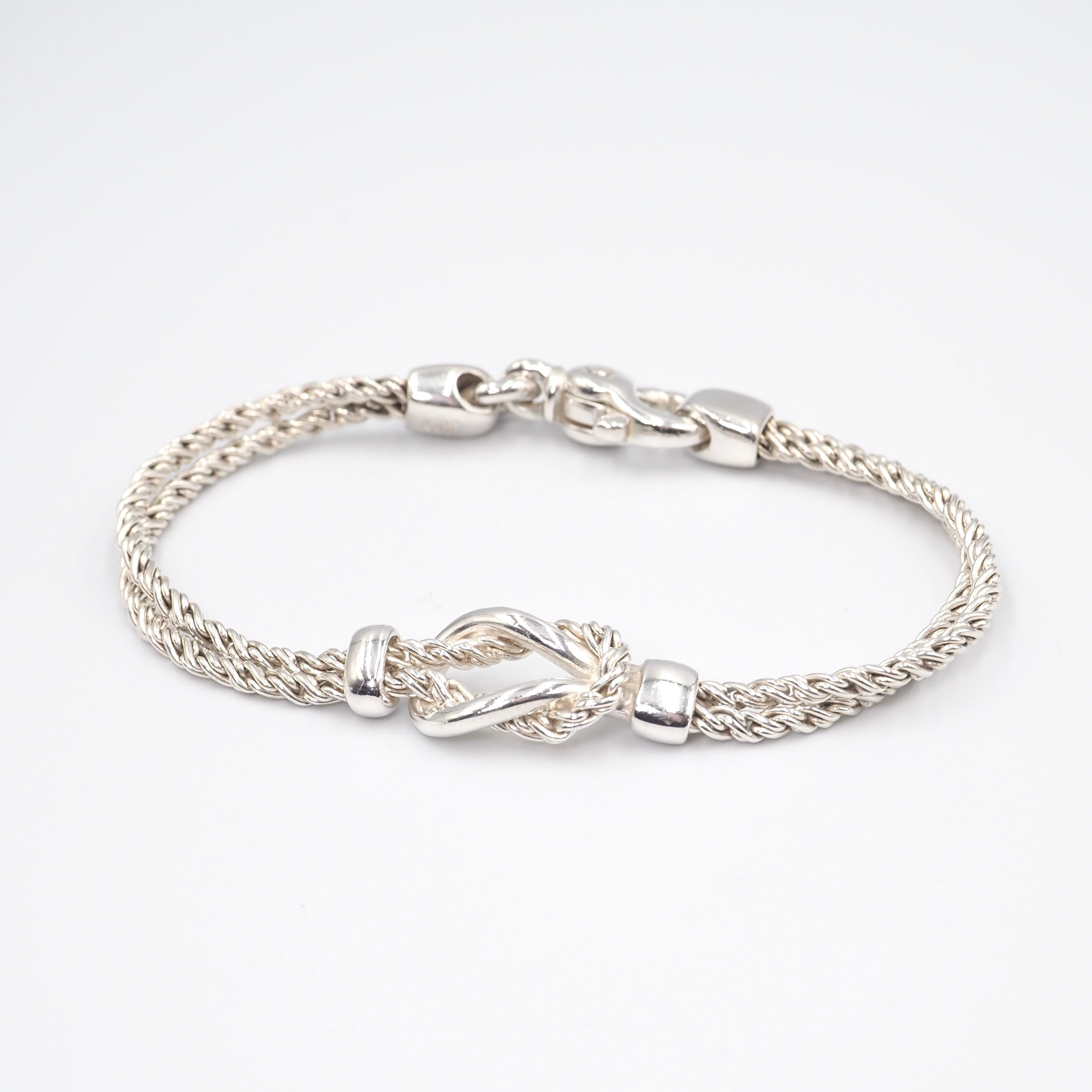 Tiffany &Co. ダブルロープ ブレスレット シルバー925 シルバー