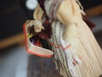 小さなとうもろこし人形　レッド　2体セット（亀裂あり） 画像8