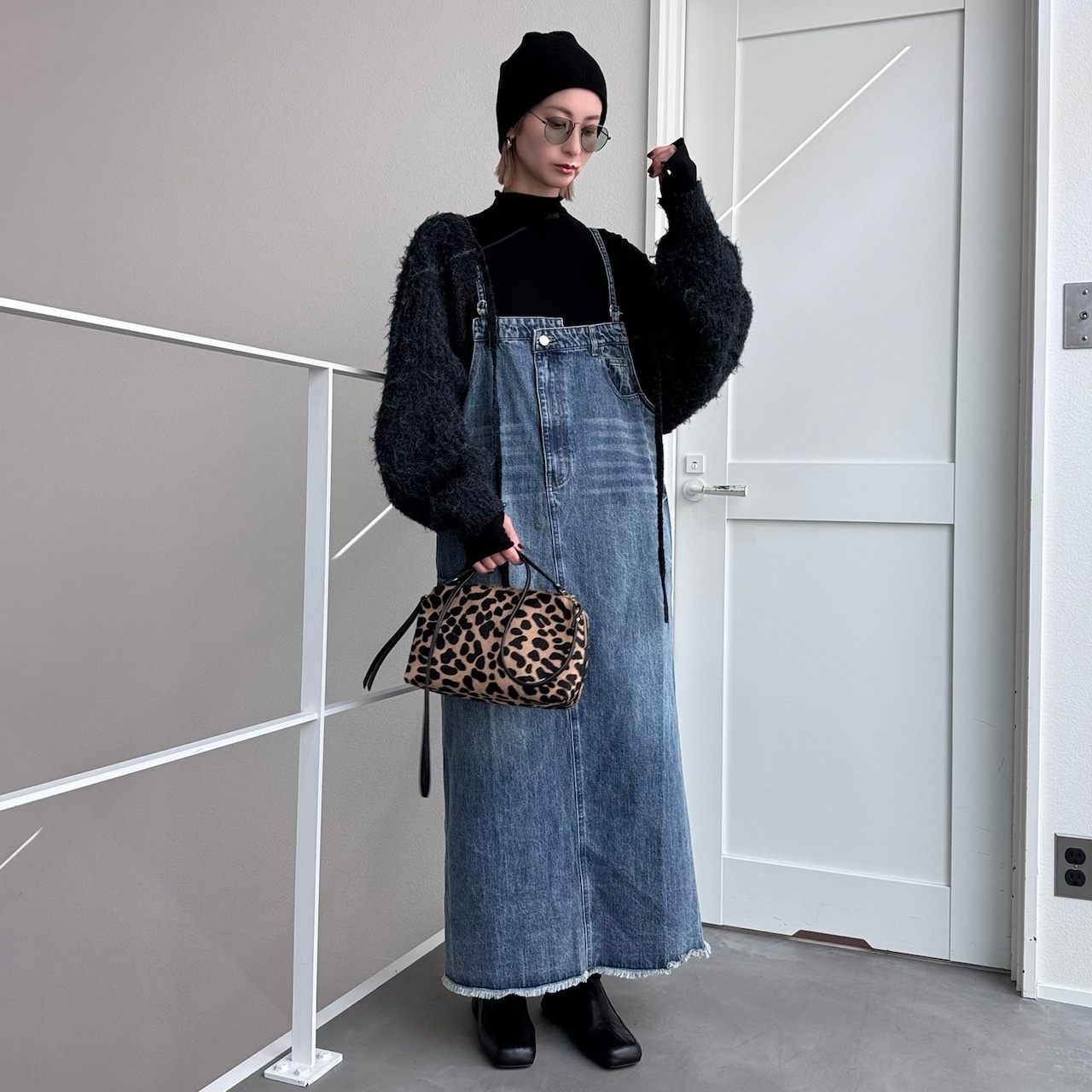 デニムキャミジャンパーSK/ブルー