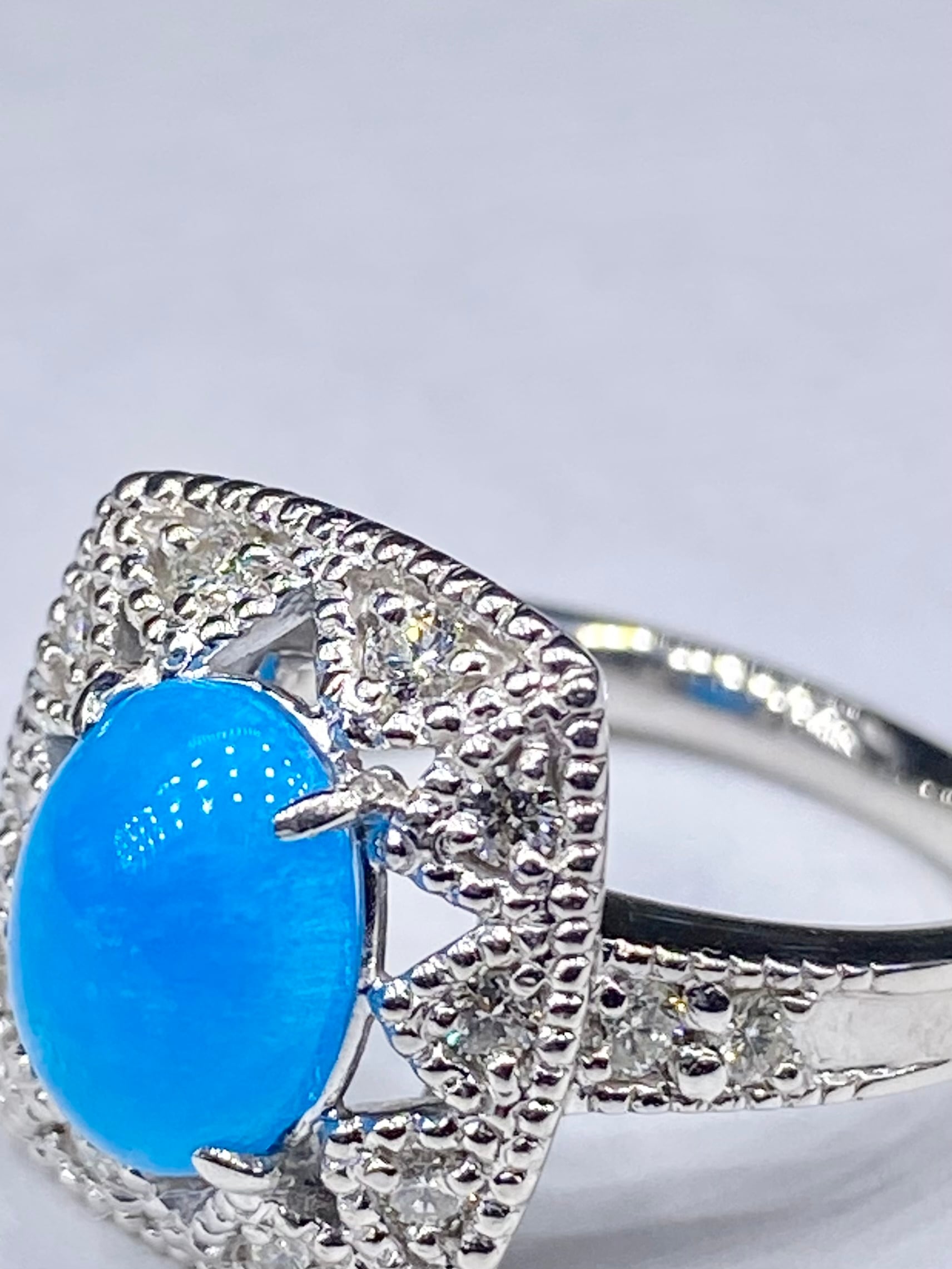 ゴールド ダイヤモンドリング　モルモル K18 天然ダイヤモンド マルチカラーリング G-004 指輪・リング