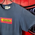 00s メキシコ製Hanes drive-thru RECORDS Tシャツ ネイビー S