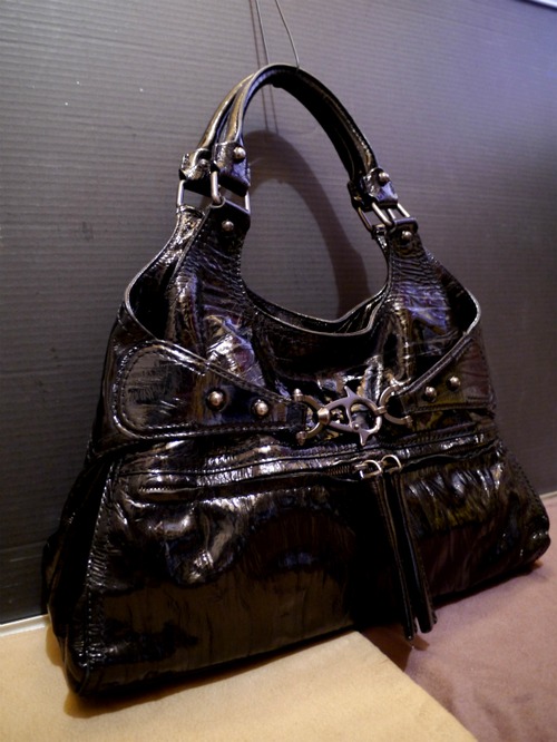 美品★GIVENCHY ジバンシィ ベティーナ スタッズ トート バッグ 黒