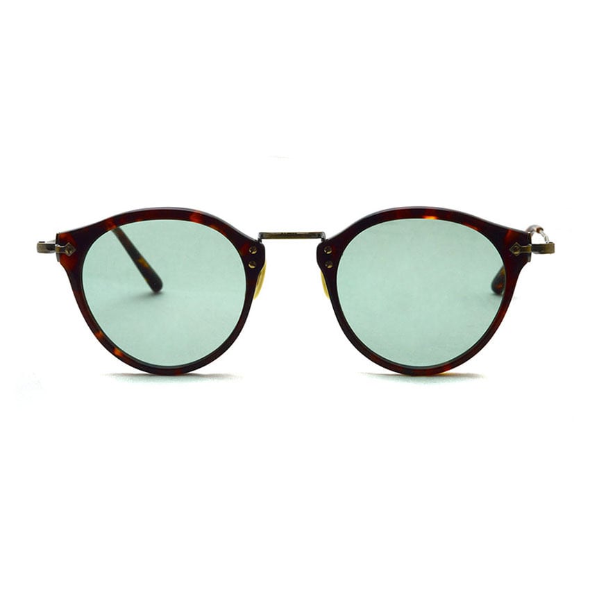EYEVAN / E-0505 Sun / TORTAG - Lt.Green トータス・べっこう柄