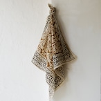 インドの草木染ブロックプリントバンダナ【50】