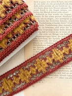 輸入デザインブレード 幅広 34mm 50cm /カット マルチカラー カルトナージュ デコレーション材 スツール