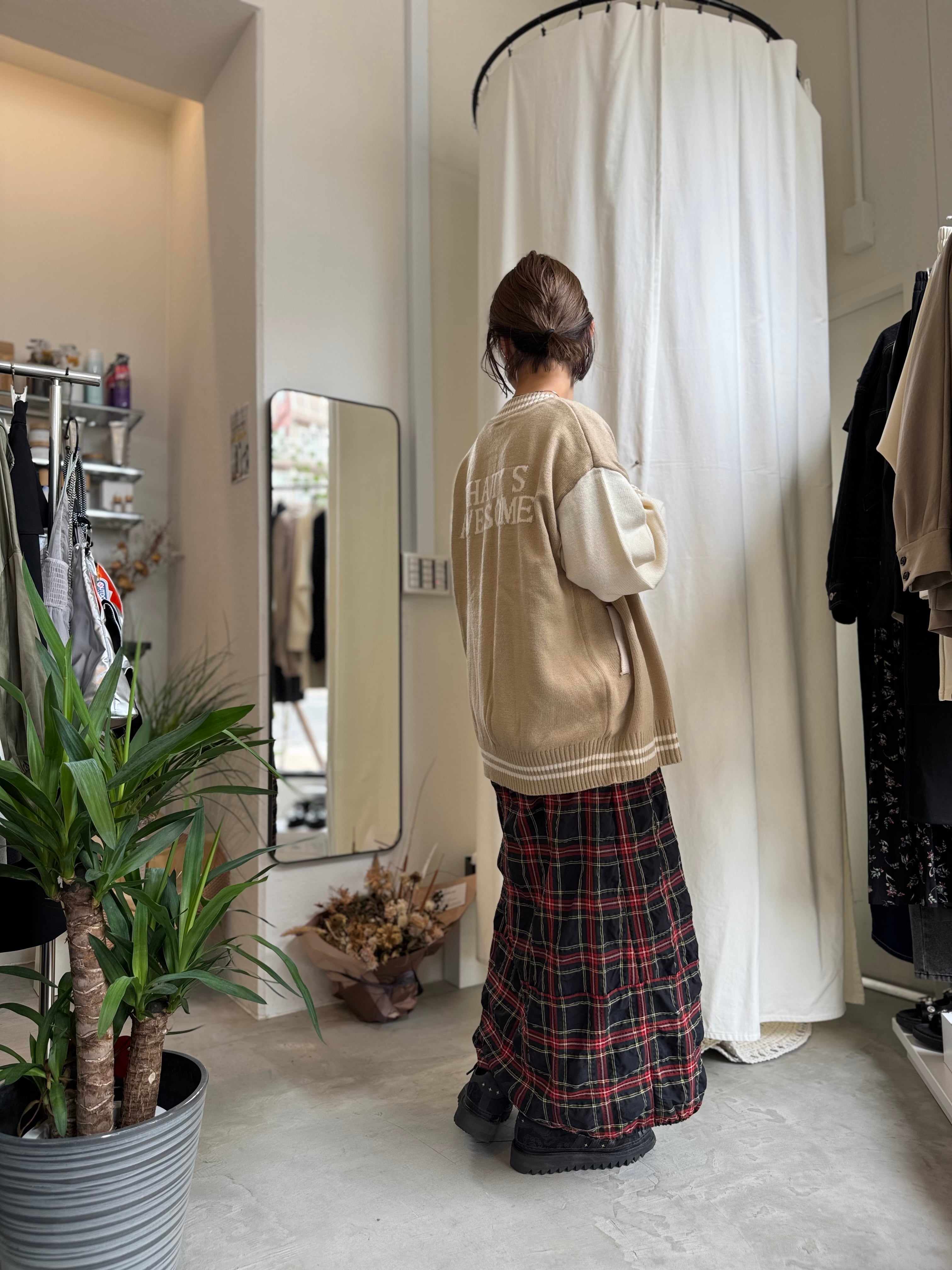 【DOS DIOSAS】ニットスタジャン  D8585