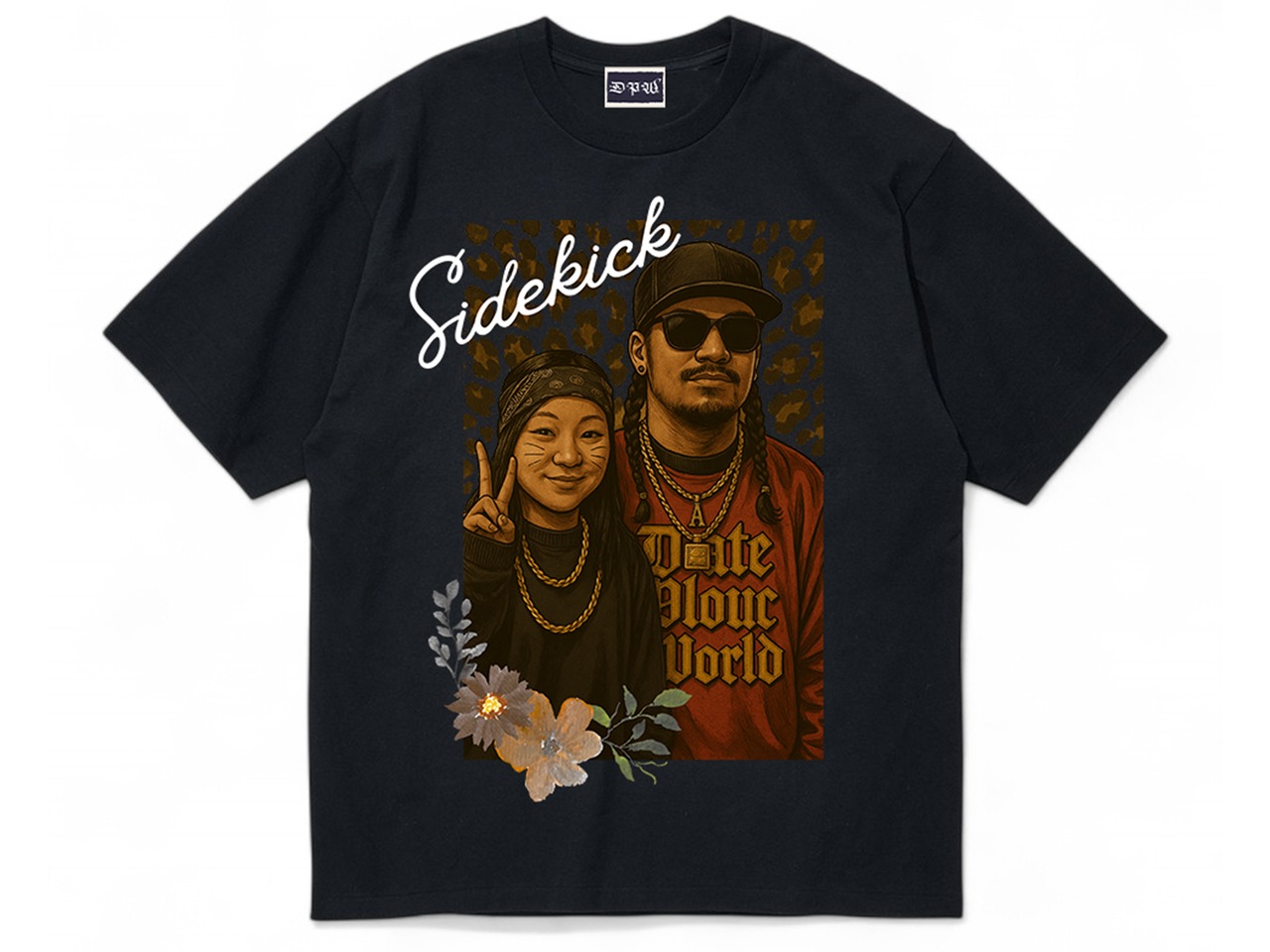Sidekick　S/S Tee / BLACK　日本製