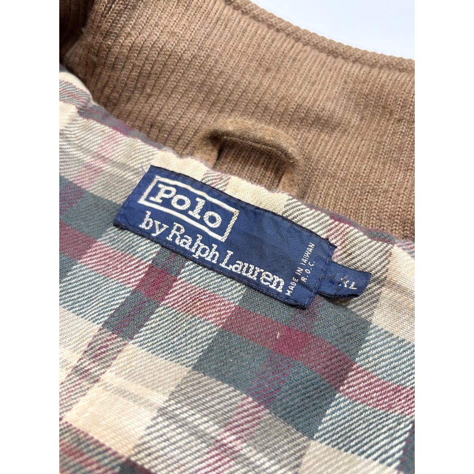90s Ralph Lauren SUEDE HARRINGTON JACKET Size XL | KORDS