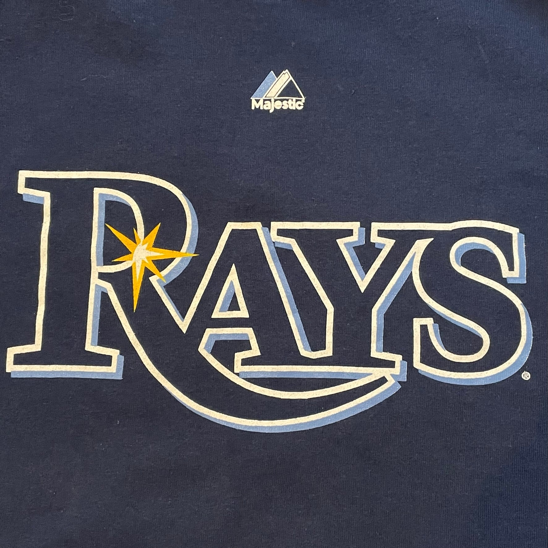90s USA製 MAJESTIC MLB Rays レイズ Tシャツ