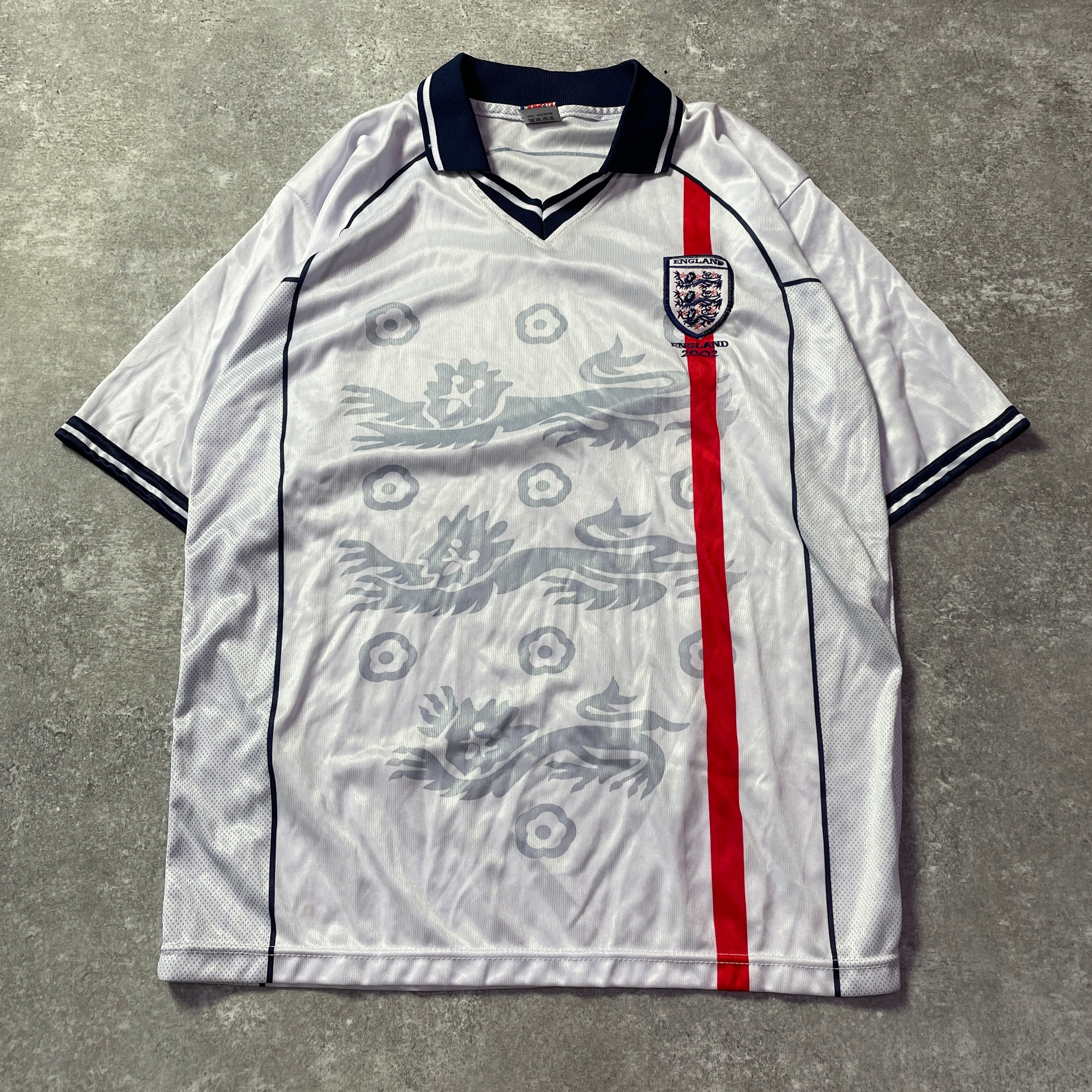 00sイングランド 代表 2002 W杯 サッカーシャツ ユニフォーム