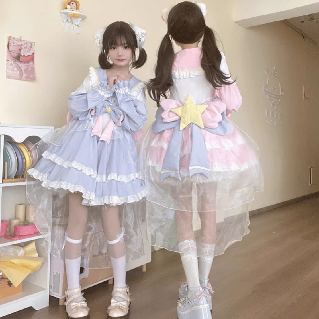 ゴスロリ通販 With U ワンピース キラキラ リボン フリル かわいい