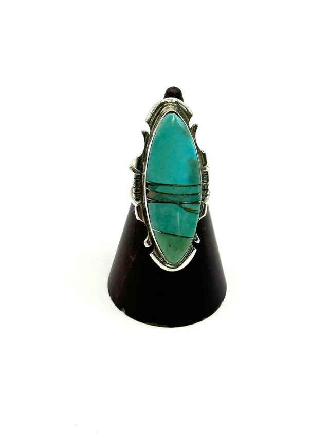 Kingman turquoise Inlay  Ring