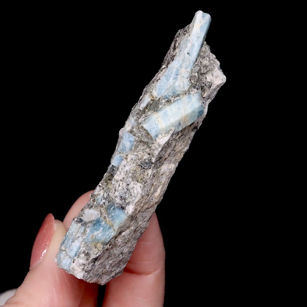 自主採掘！アクアマリン カリフォルニア産 58g AQ287 原石 鉱物 天然石