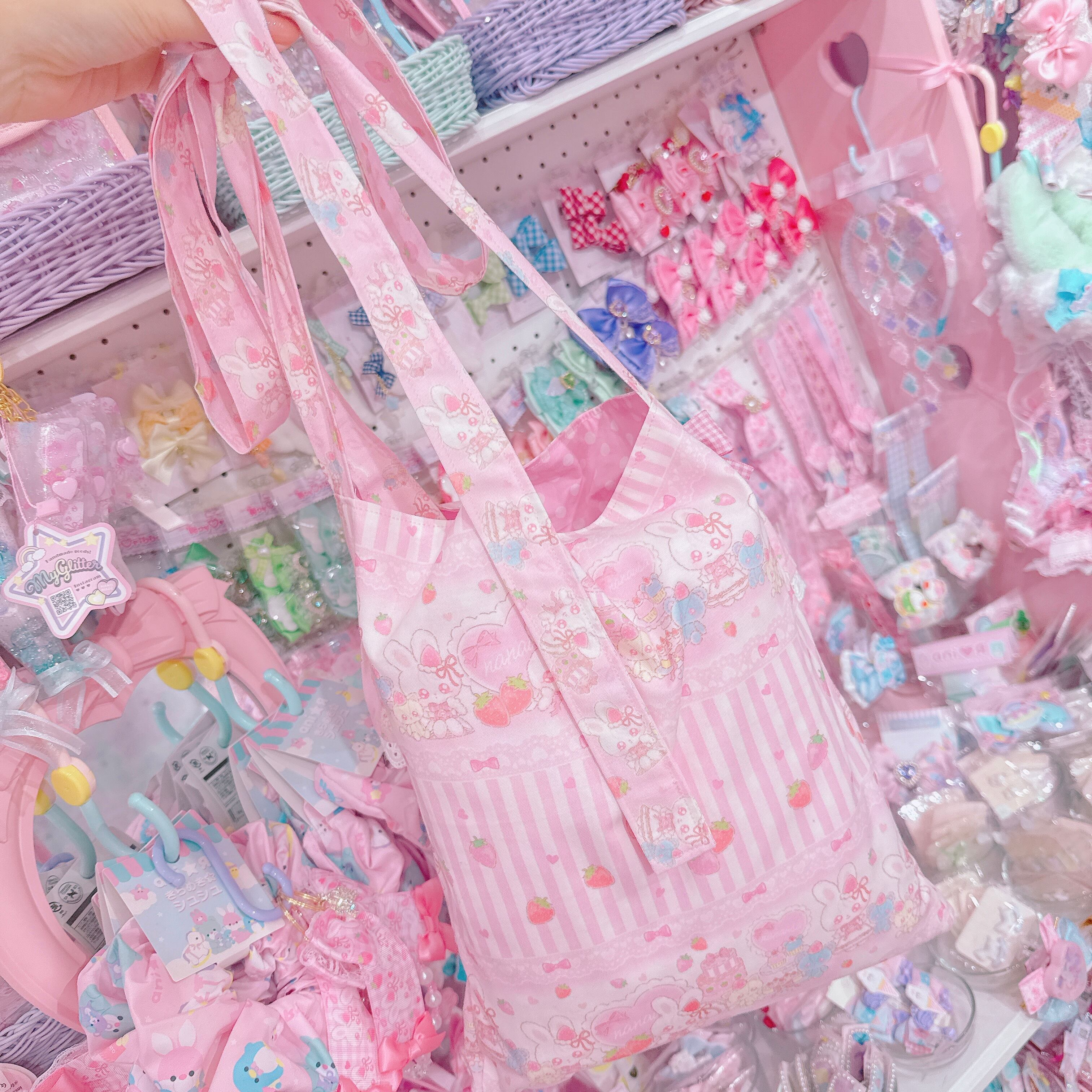 【R7】41-4フリルリボンショルダーバッグ