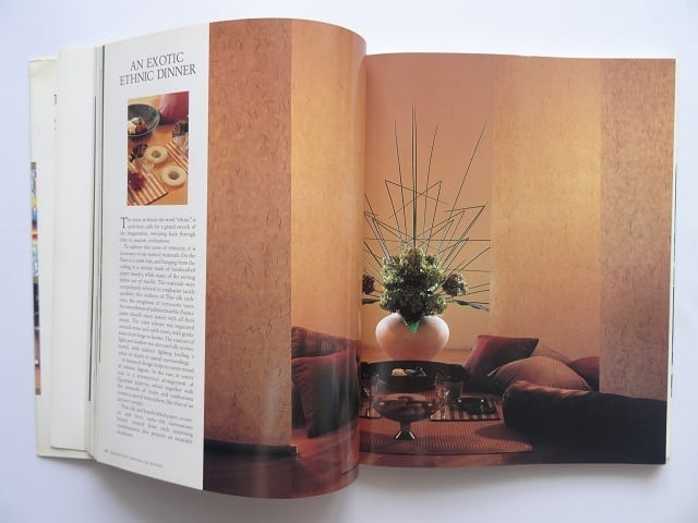 洋書◇漆と銀 西洋のテーブルセッティング写真集 本 食器 カトラリー