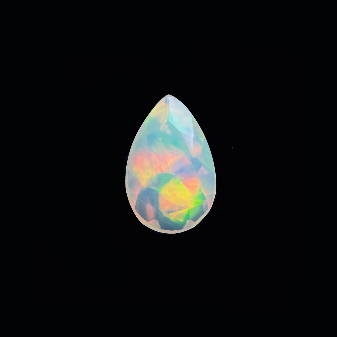 エチオピア オパール 1.27ct ルース ファセット ペアシェイプ