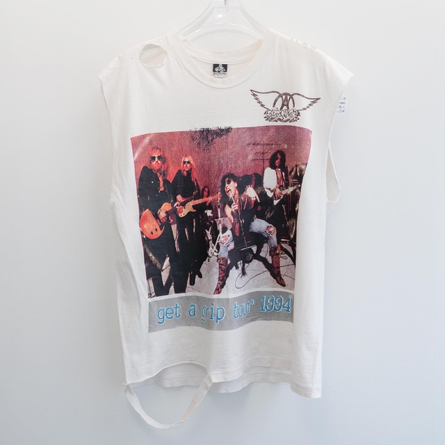 Aero Smith " Get A Grip Tour 1994 Cut Sleeve " ROCKYKEAMS Fits XL 【A10-181】