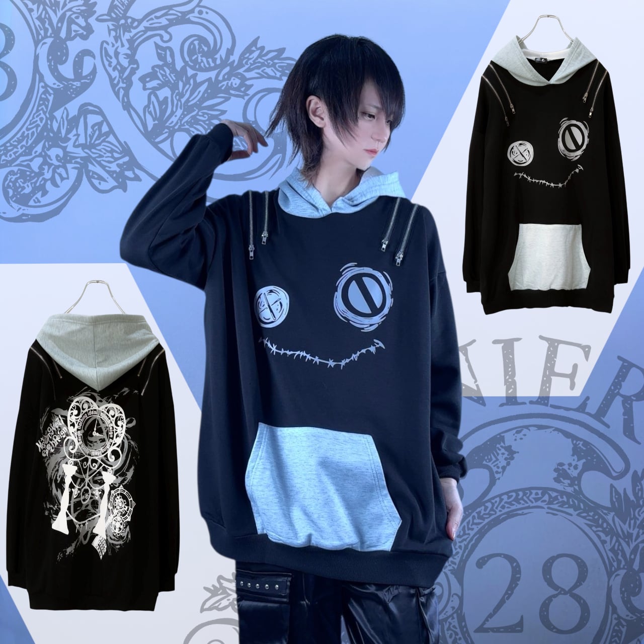 秋冬用防寒SHOULDER 4ZIP FLEECE INNER PARKA | PAY ID