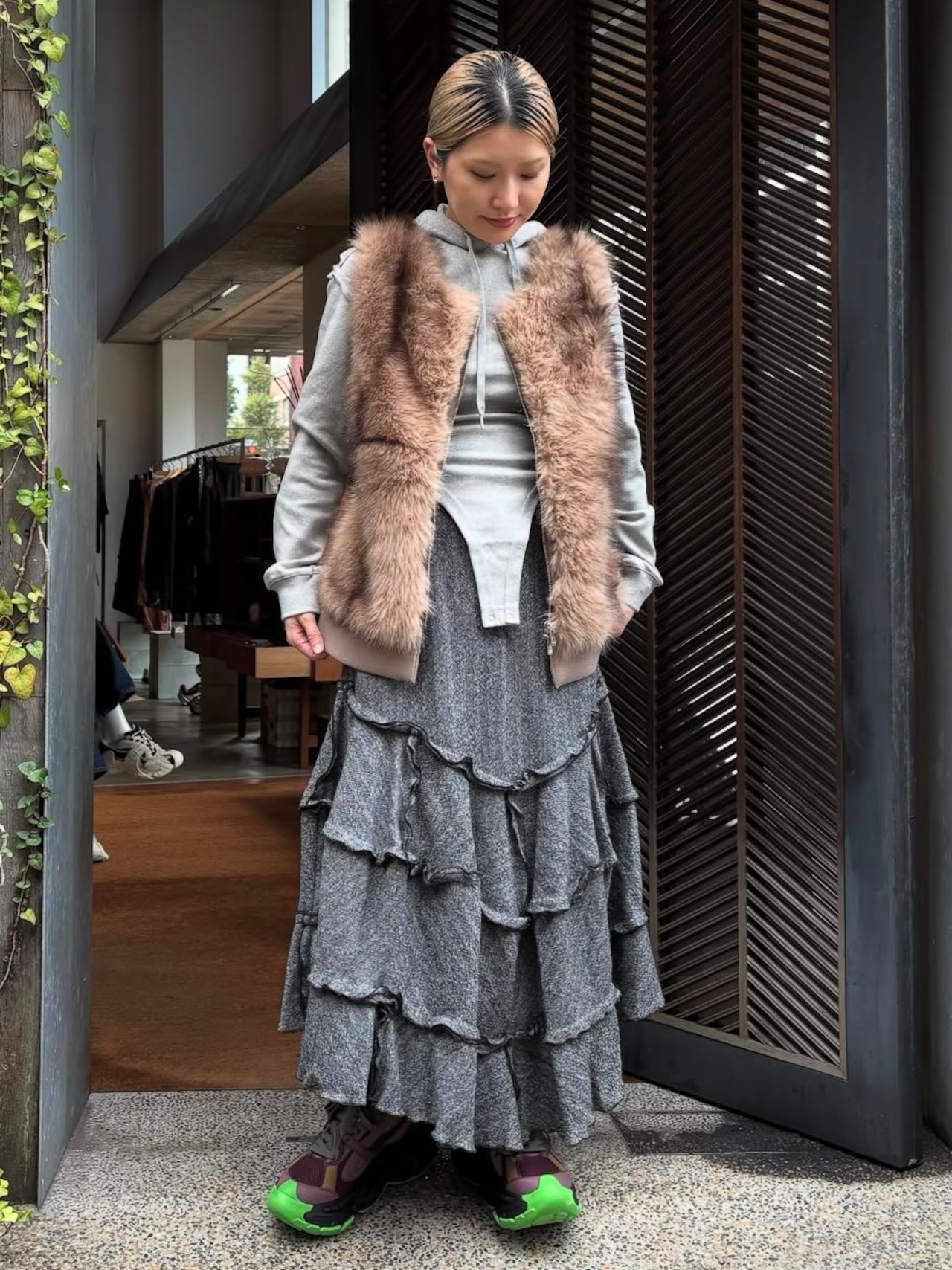 【25AW】FUMIE TANAKA フミエタナカ / frill sk / スカート - 4