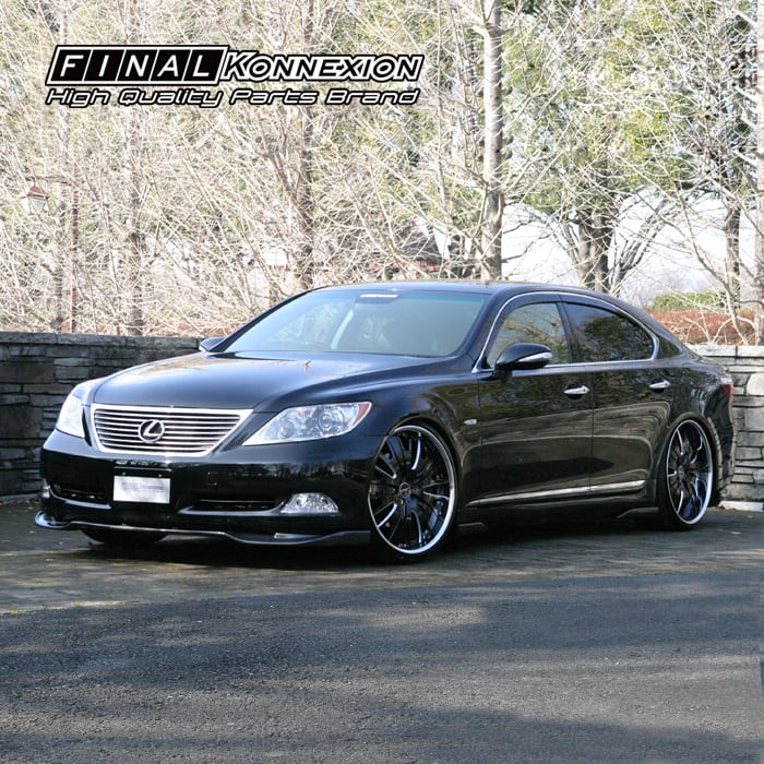 F-04】 カーボン製 サイドフラップ4枚セット LEXUS 40系 LS460/LS600h