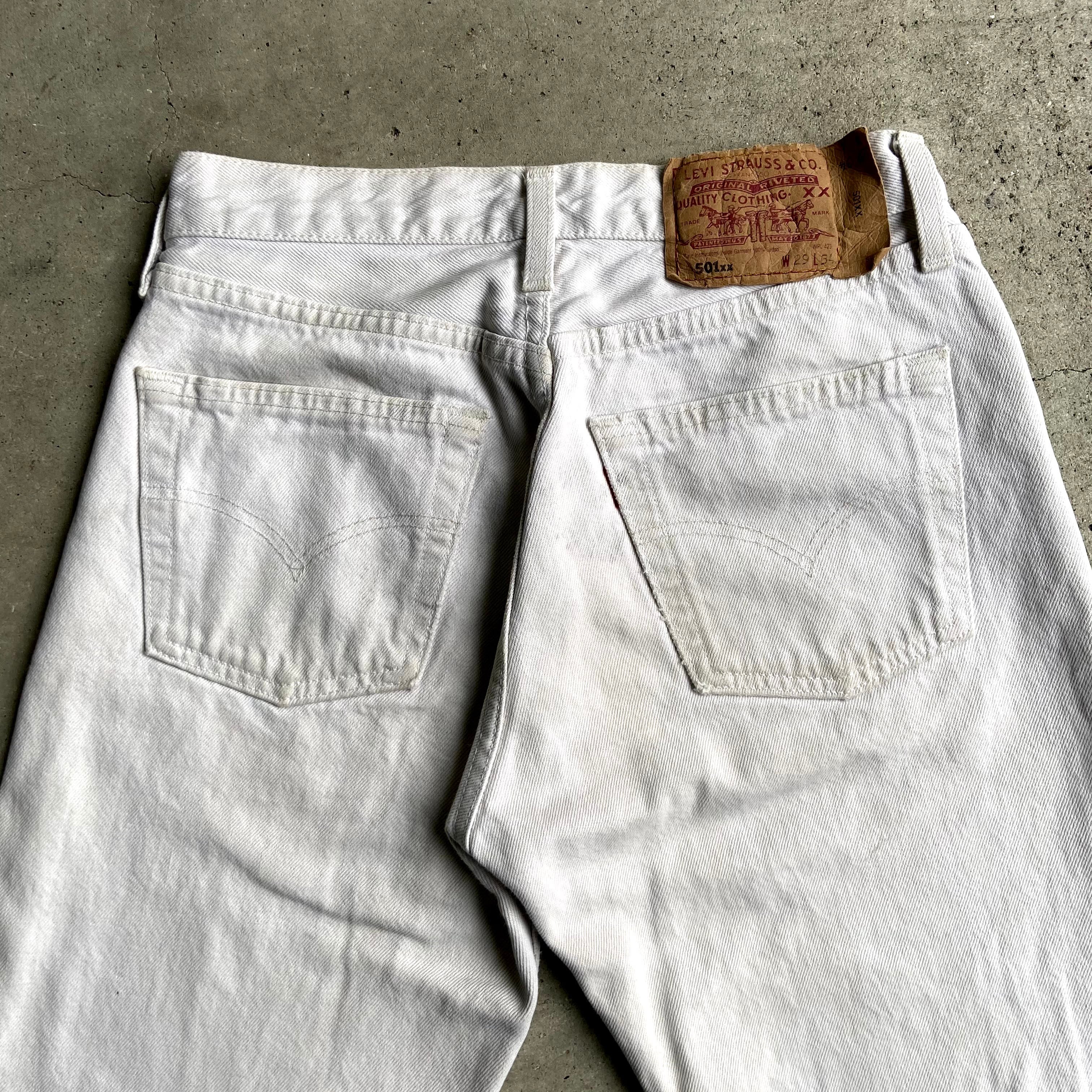 Levi’s 501 ホワイトデニム　W29 L34