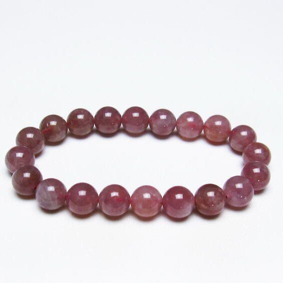 ローズクォーツ ブレスレット 9mm 一点物 メール便可 [M便 1/10] 111-36830