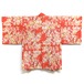 4514R2 羽織 銘仙 桜 アンティーク着物 正絹 昭和レトロ ヴィンテージ 古布 和装 和服 HAORI JACKET ANTIQUE KIMONO JAPAN VINTAGE