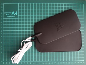 ac-pbjL.パット一体型通電コード(大)1本【スーパードクターAC6000用】RubberPad ＆Cord Large