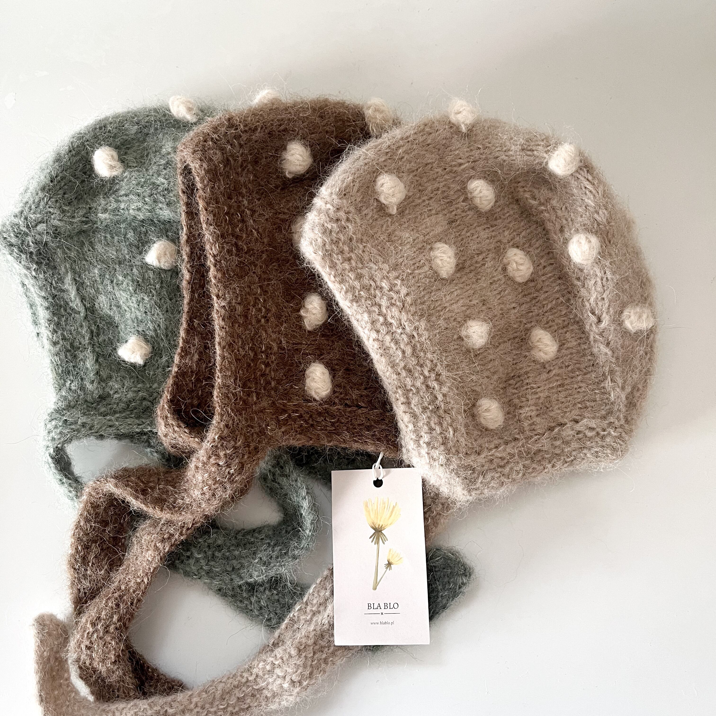 即納 送料無料 Baby・Kidsʕ•ٹ•ʔ cat ear knit hat ベビー 赤ちゃん