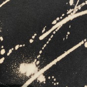 【tshirts188】M size bleached T-SHIRTS black