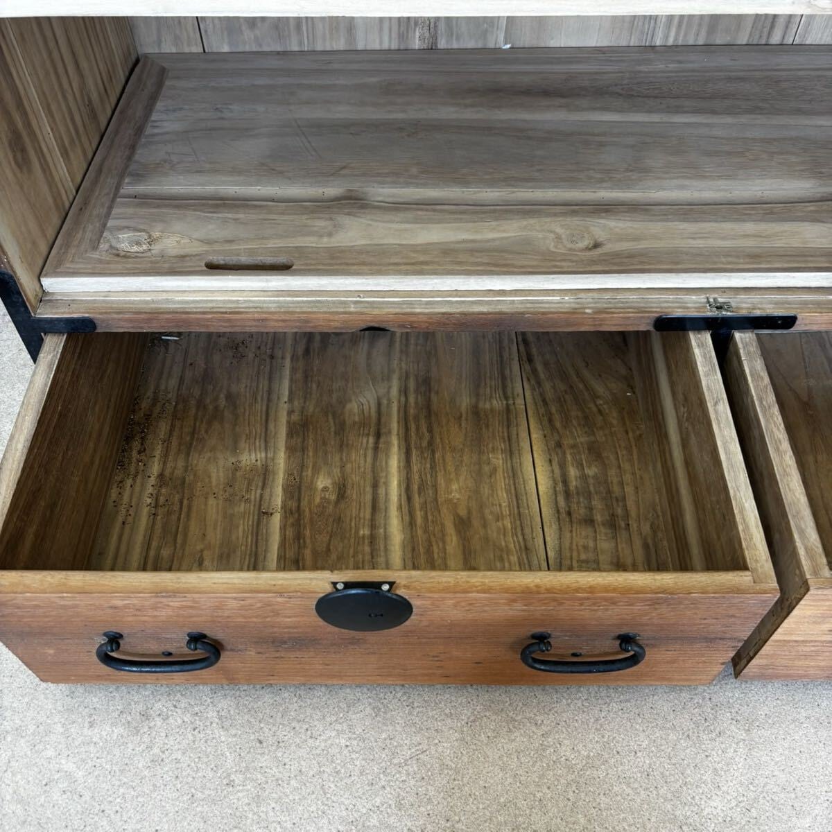 和箪笥 水屋箪笥 収納家具 アンティーク家具 着物収納 チェスト 時代