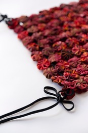 【marmelo】Yo-yo ribbon vest / side ribbon