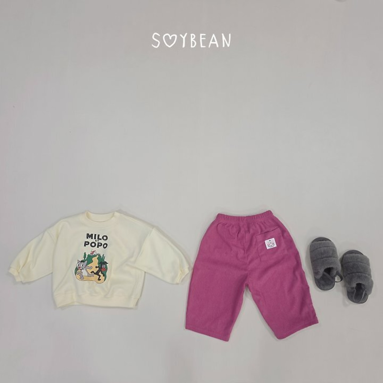 【取寄】SOYBEAN ミロポポMTM|秋服|韓国子供服| 26/AT