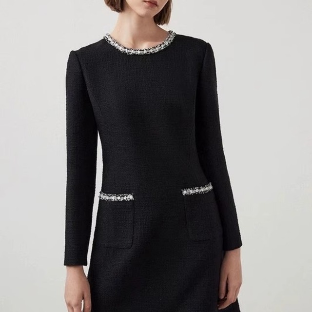 Luxe Tweed Dress