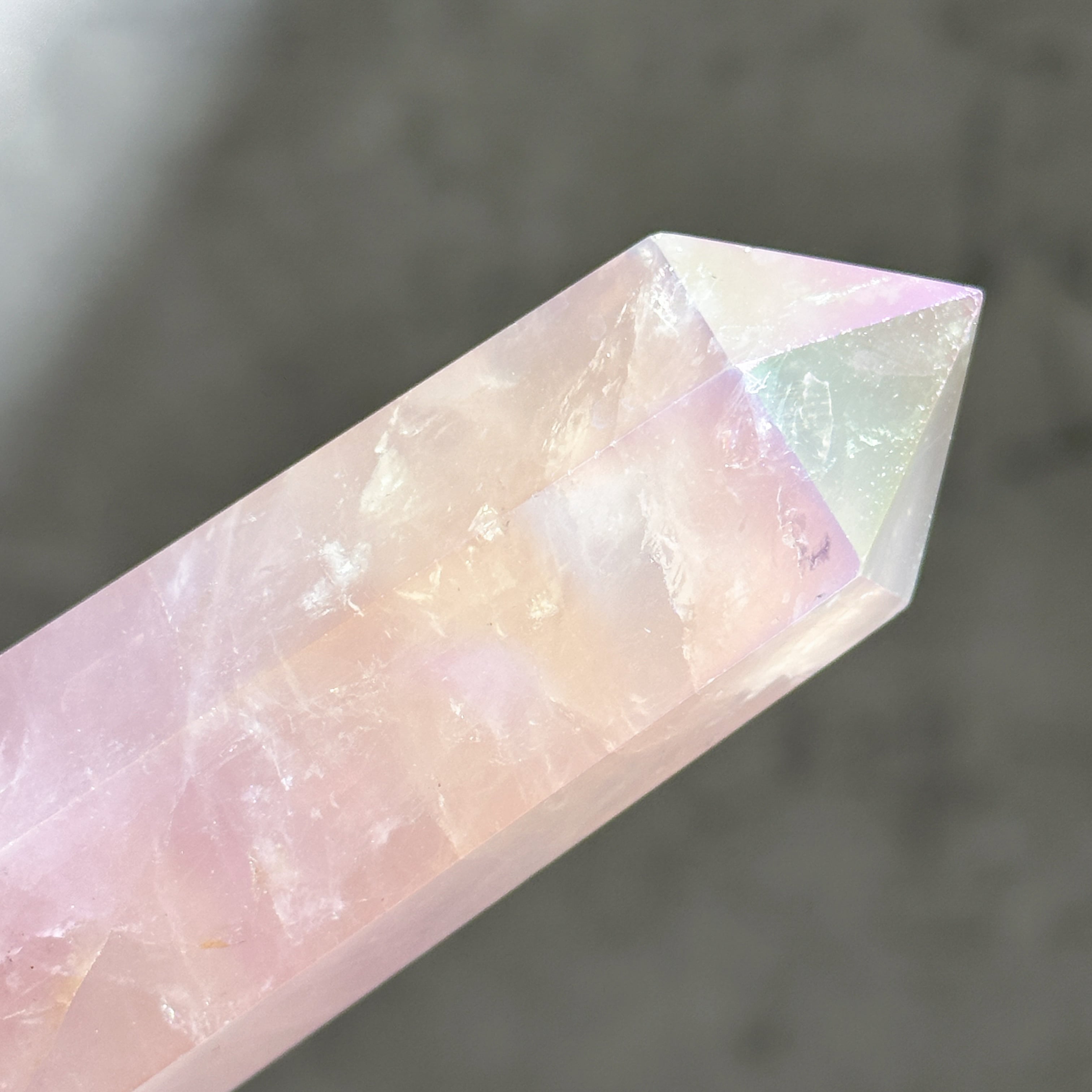 エンジェルオーラローズクォーツ タワー24✧ Angel Aura Rose Quartz