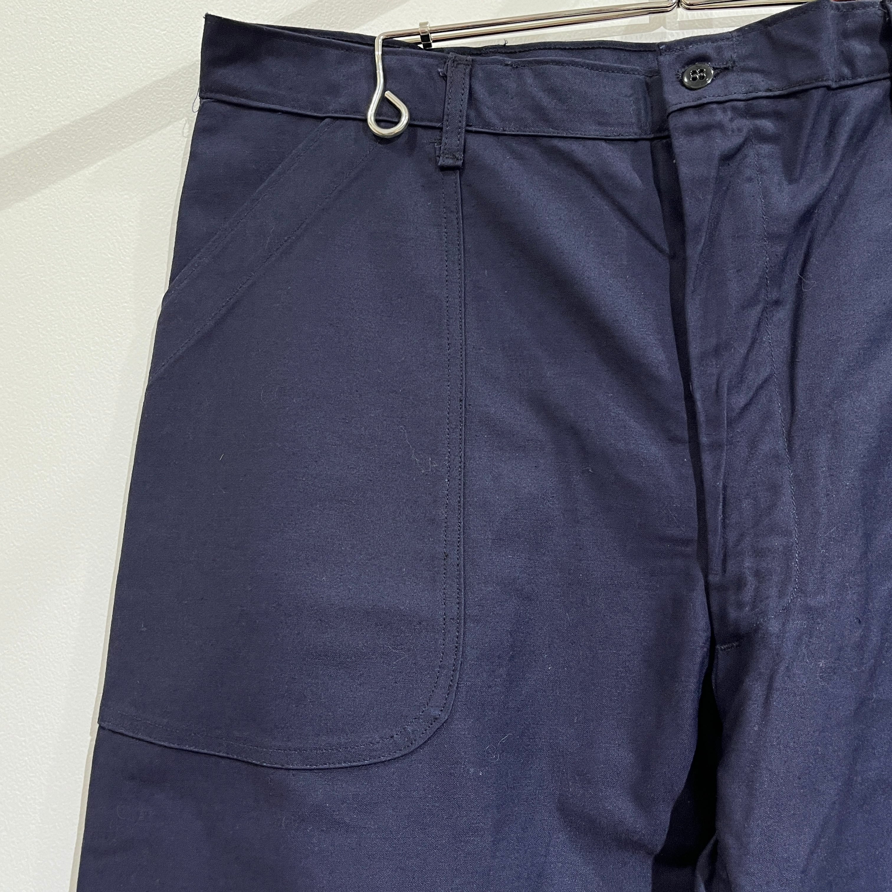 ✨70s✨ヴィンテージ★実物アメリカ軍★US NAVY★ユーティリティパンツ 70's】【米軍実物】【ビンテージ 】【U.S.NAVY】【紺