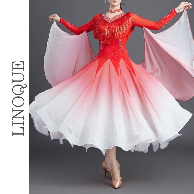 フリンジビジュードレープロングドレス 2color 【L00125】