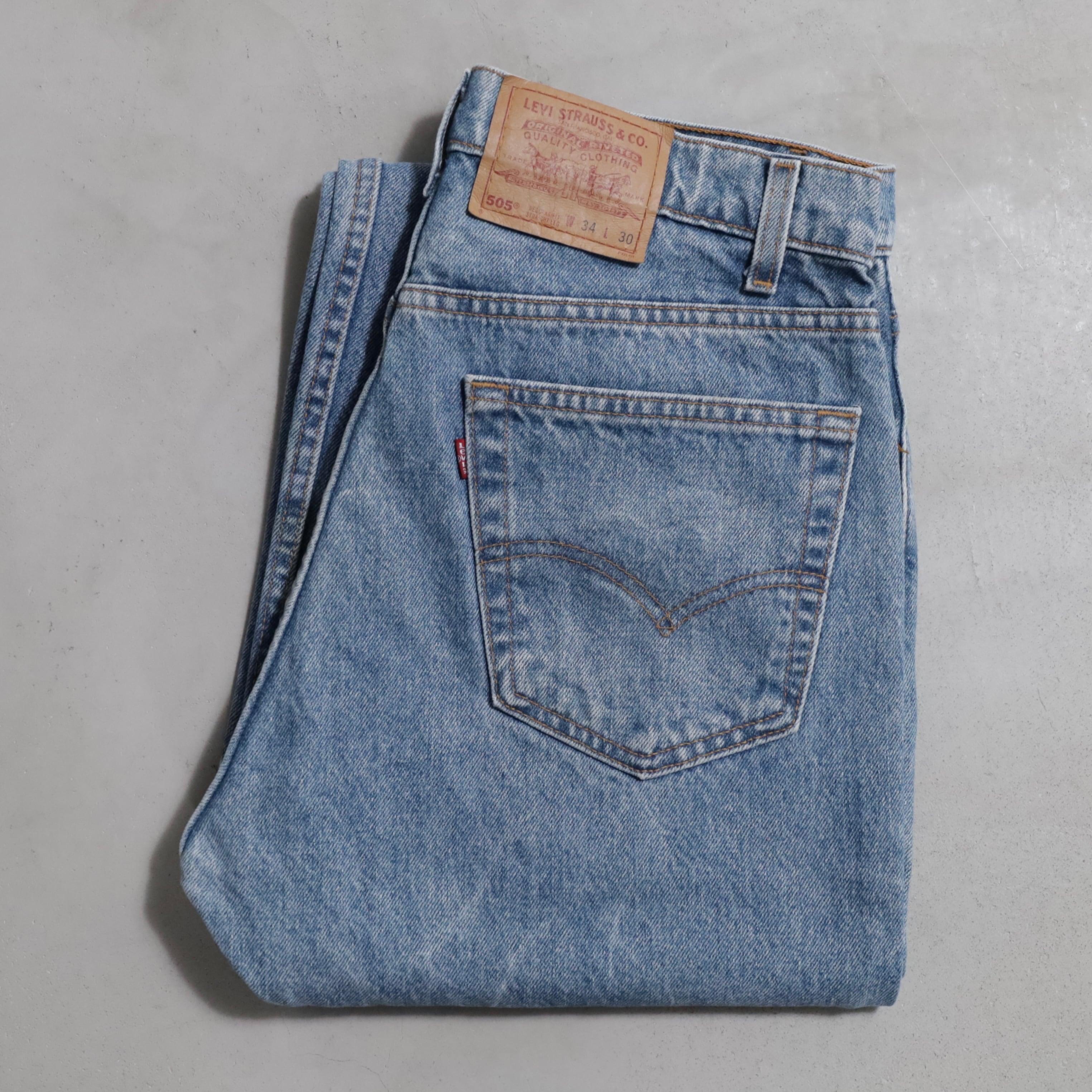 パンツ Levi's 505 made in usa W34 L30 Denim LEVI'S 505 DENIM PANTS (W34L30/GOOD CONDITION) | Tiny Place