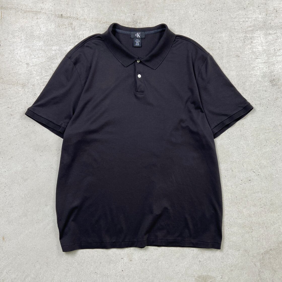 Calvin Klein CK カルバンクライン ポロシャツ フライス メンズ2XL 