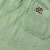 DAKS ダックス デザイン 半袖 ポロシャツ M/グリーン系 メンズ