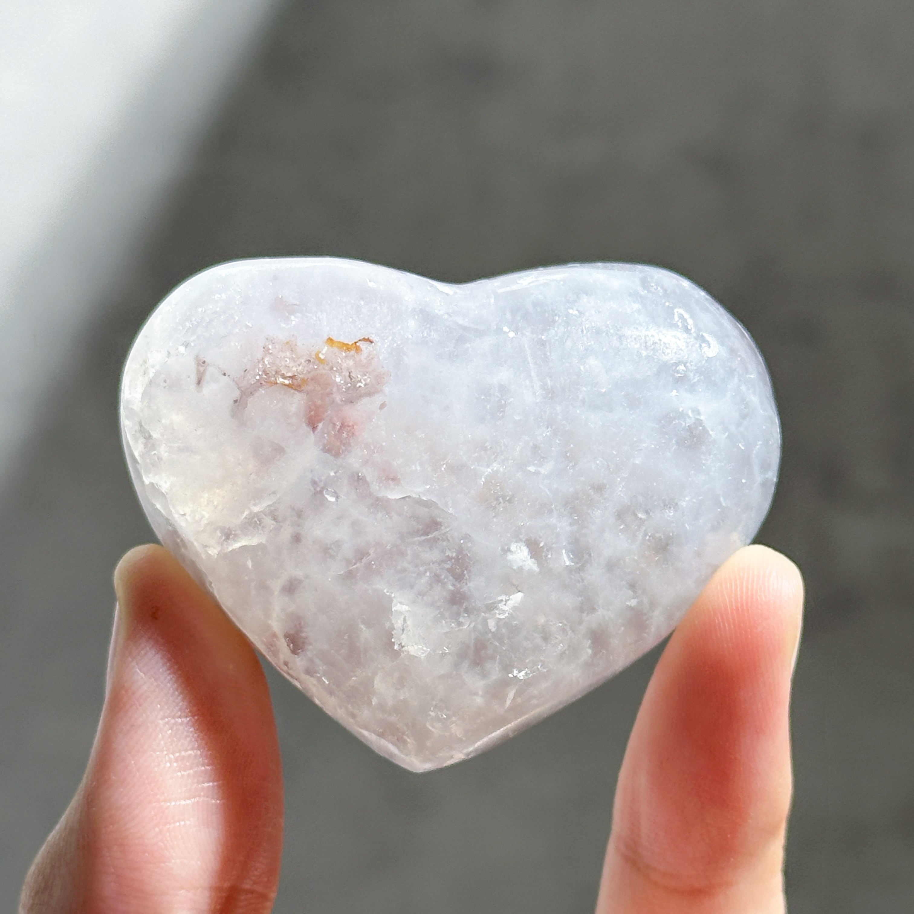 アゲート×アメジスト ハート53◇ Agate× Amethyst ◇天然石・鉱物