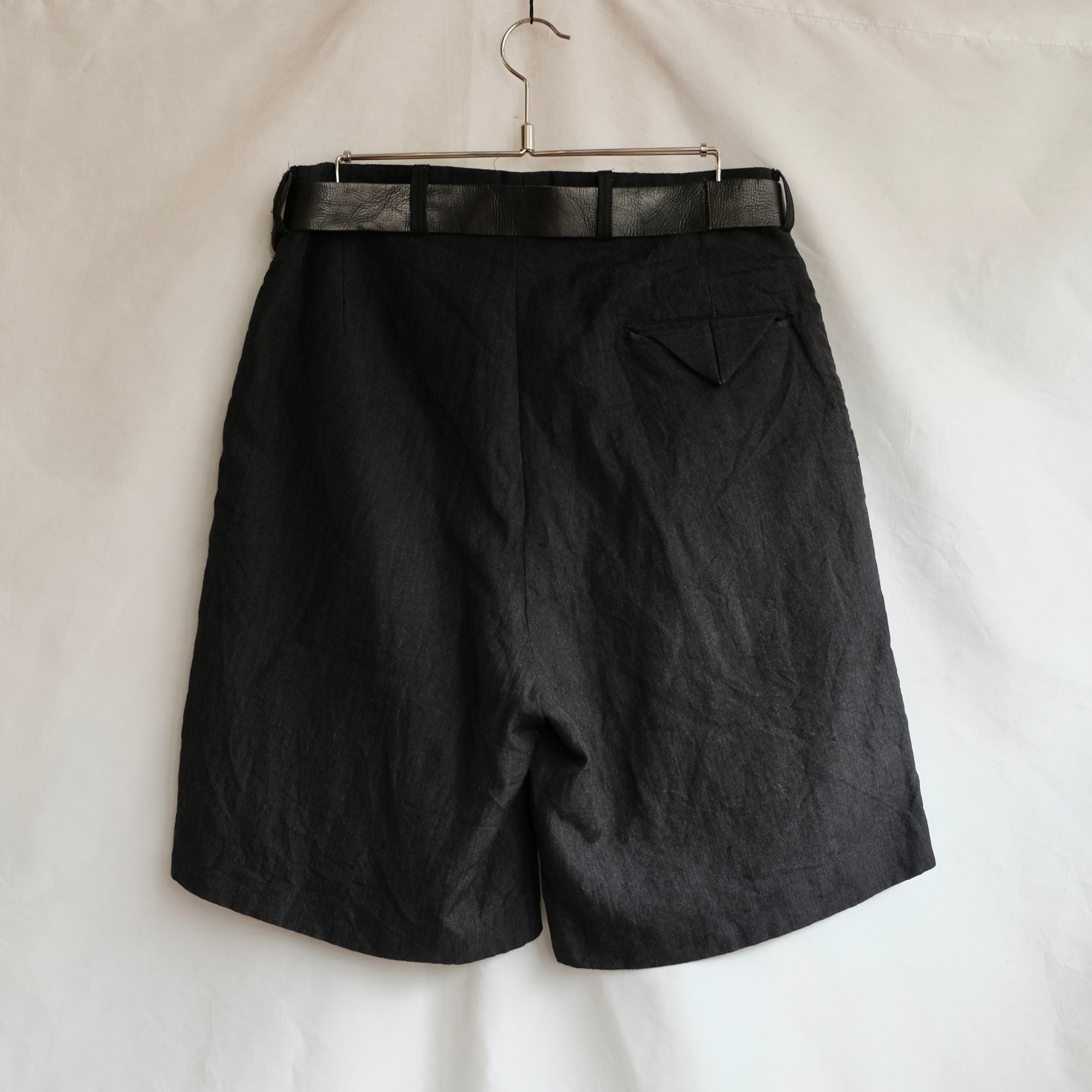 PAUL HARNDEN LEATHER BELT SHORTS | safarionline