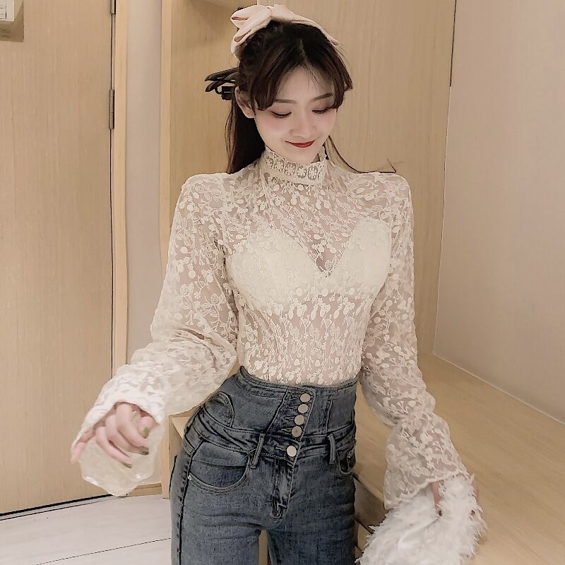 スリーブレースシャツ レディーススプリング 春物 YY-ファッション3150253987