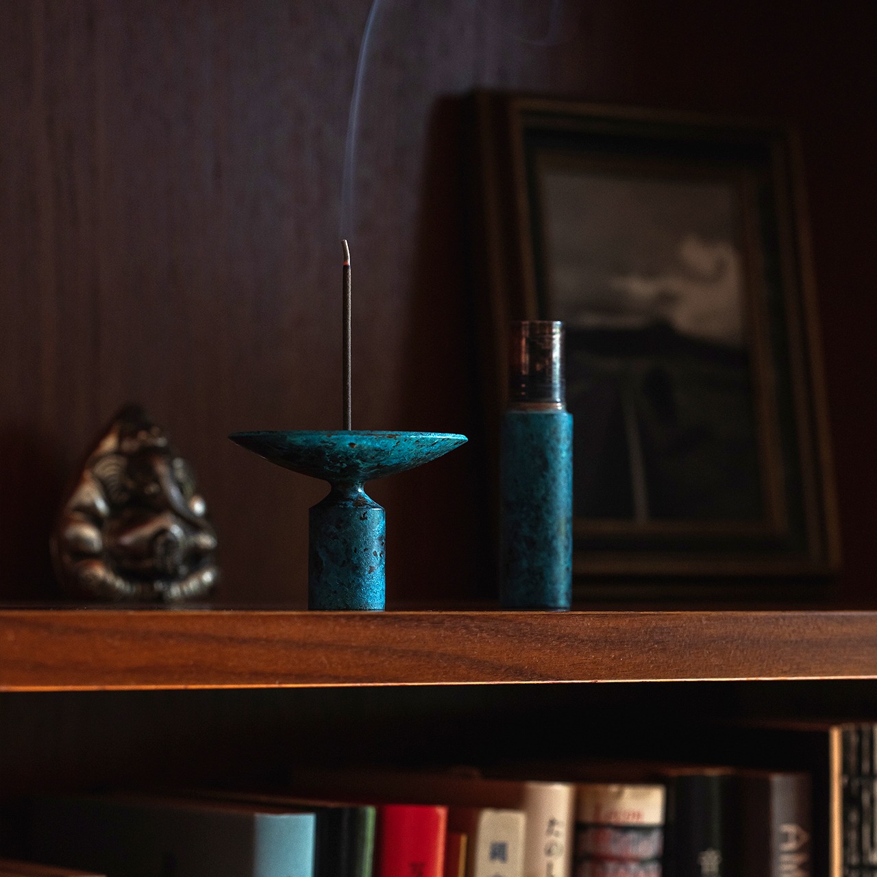 香筒［緑青a］ / Incense Holder［ Verdigris-a ］