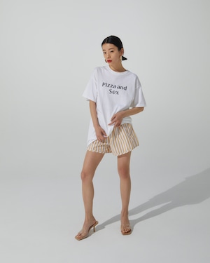 Stripe Short PT(BEIGE)