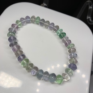 3フローライトボタンブレスレット